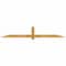 Ekena Millwork Eugene Rough Sawn Timber Gable Bracket, Western Red Cedar, 96"W x 16"H x 4"D x 4"F, 4/12 Pitch GBW096X16X0404EUG00RWR - alternate 1